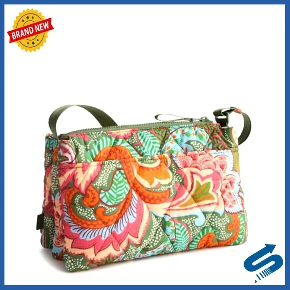 Featherweight Crossbody Bag, 7x11x4, Water-Repellent, 3 Compartments